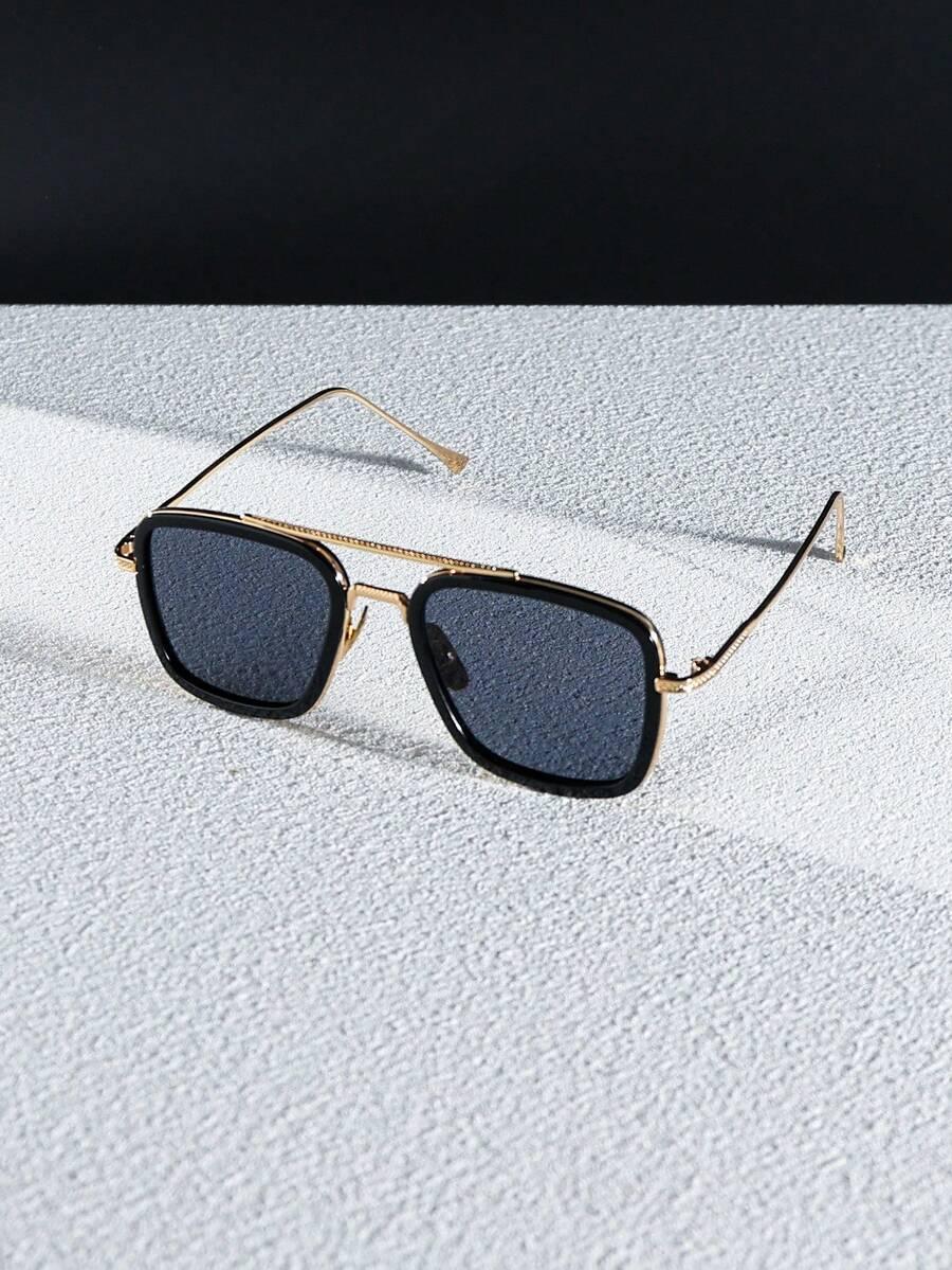 SHEIN CZARNE OKULARY PRZECIWSŁONECZNE S07