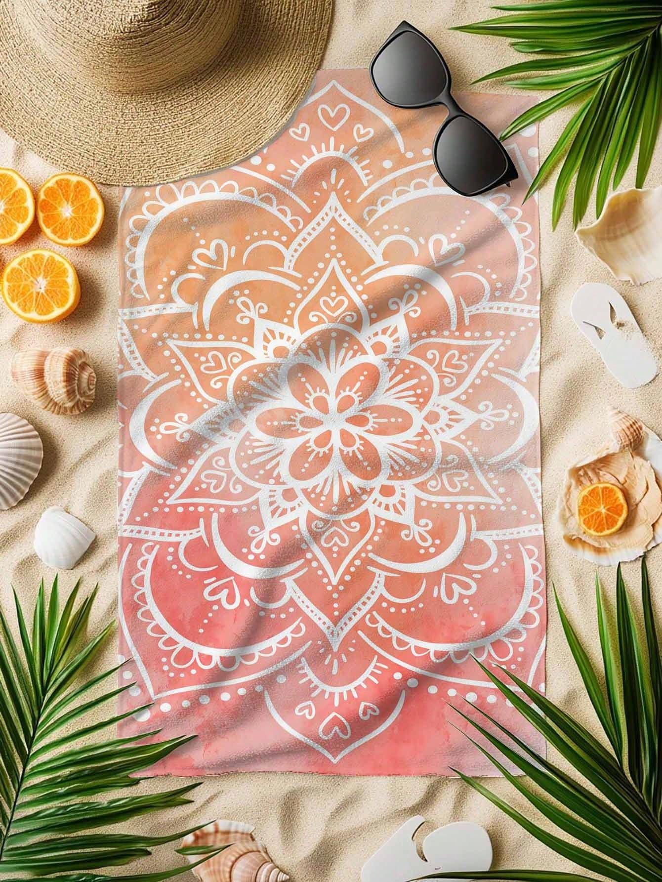 SHEIN RĘCZNIK PLAŻOWY PRINT S07__35X75
