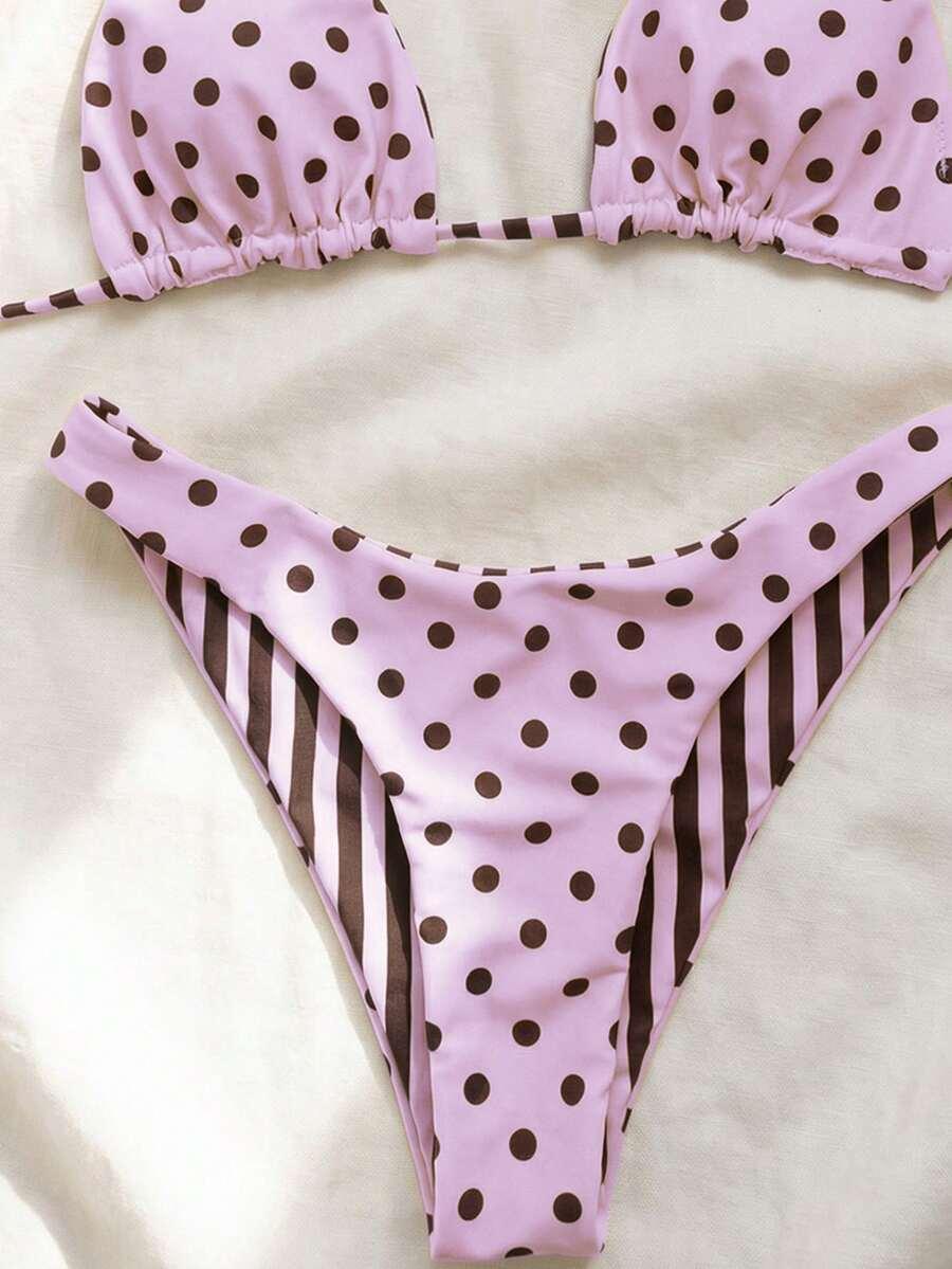SHEIN DWUCZĘŚCIOWY STRÓJ KĄPIELOWY WZÓR S09__M