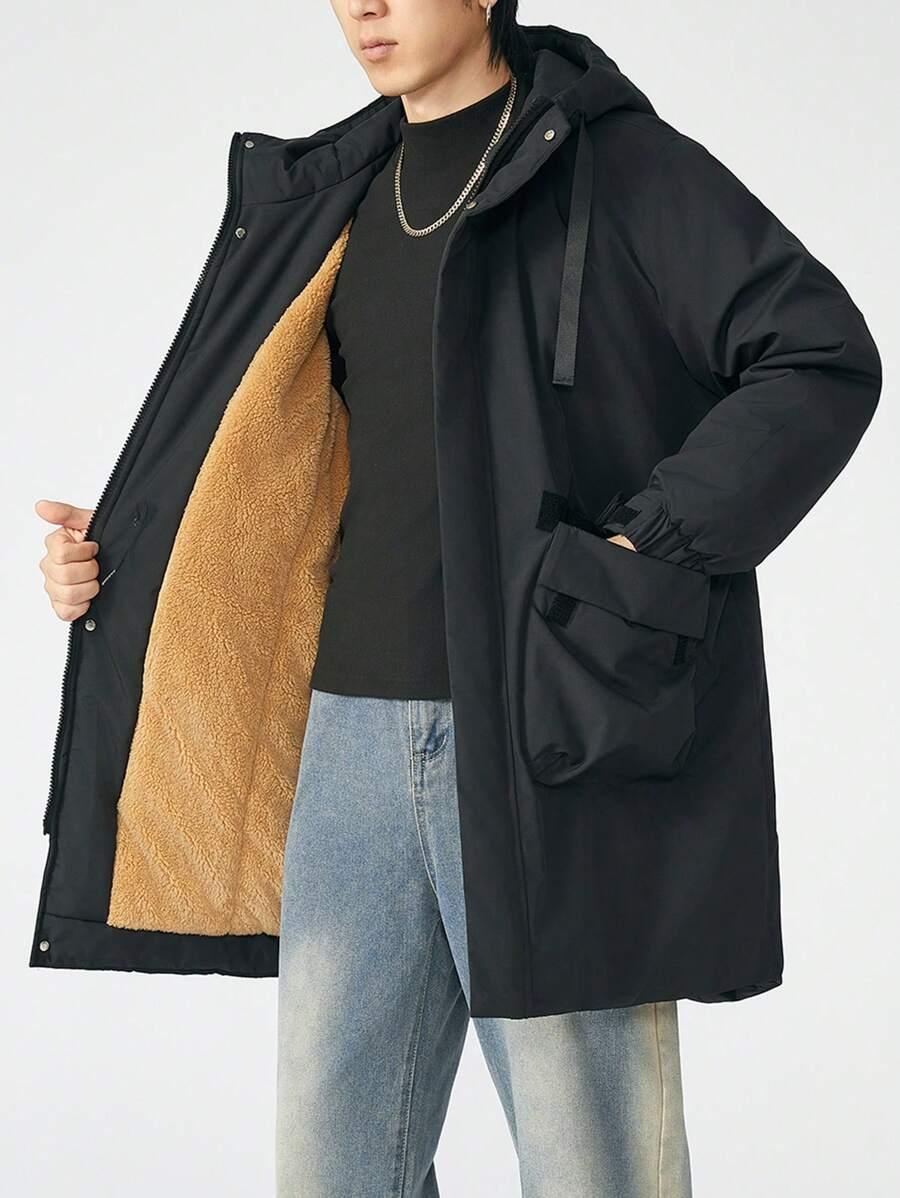 SHEIN CZARNA KURTKA KAPTUR W01__4XL