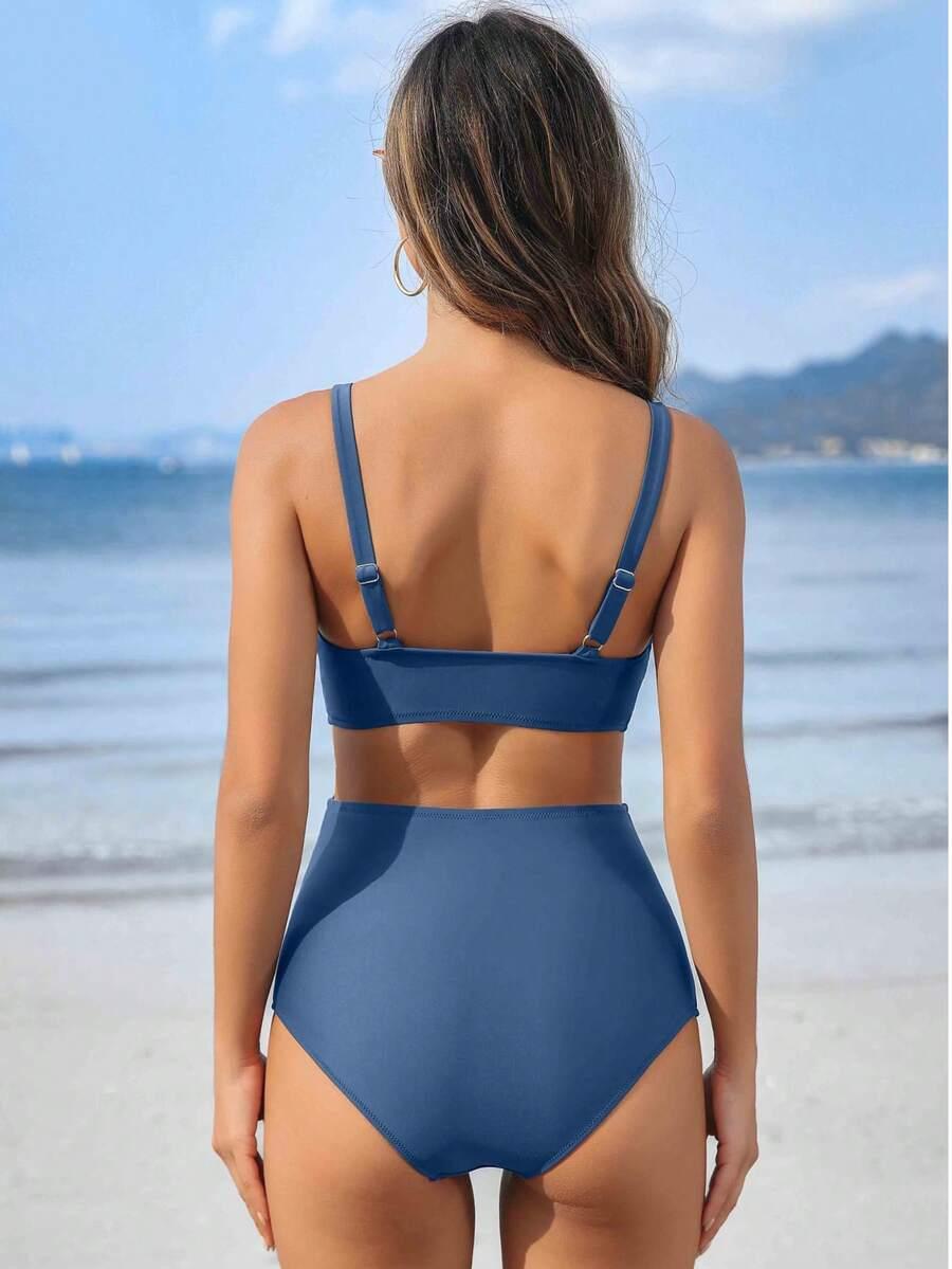 SHEIN DWUCZĘŚCIOWY STRÓJ KĄPIELOWY S09__L