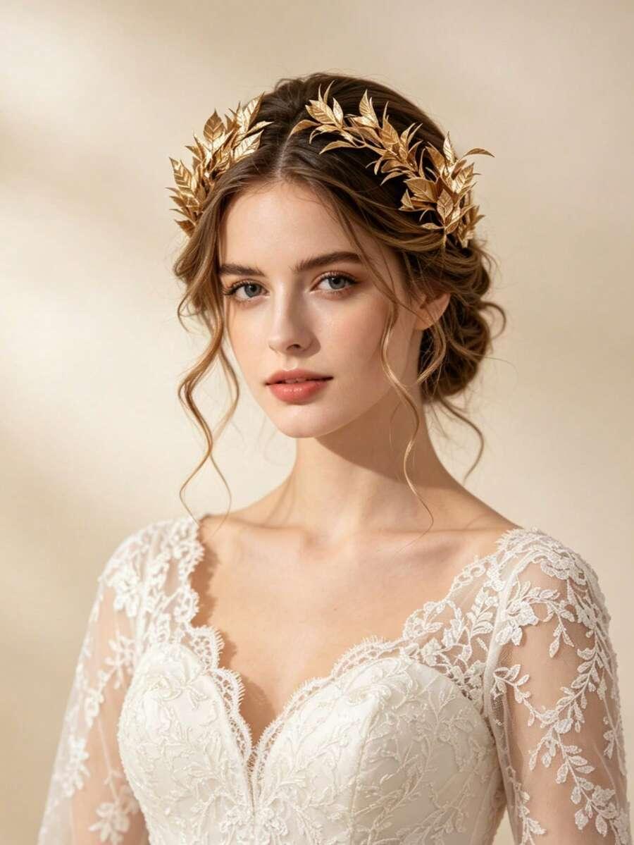 SHEIN ZŁOTA OZDOBA NA WŁOSY S07
