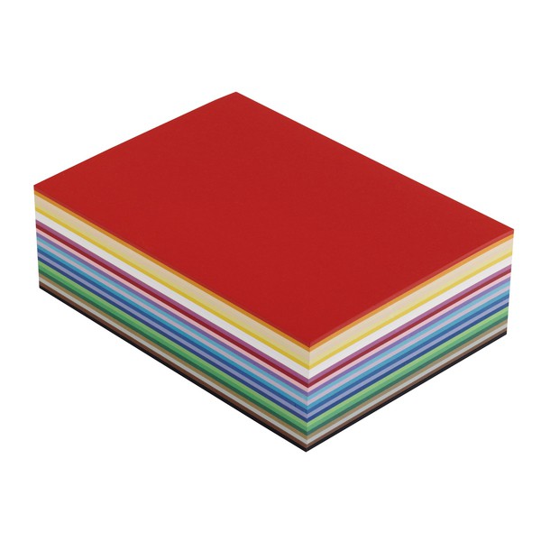 Papier kolorowy, 500 arkuszy, 25 kolorów, format A4