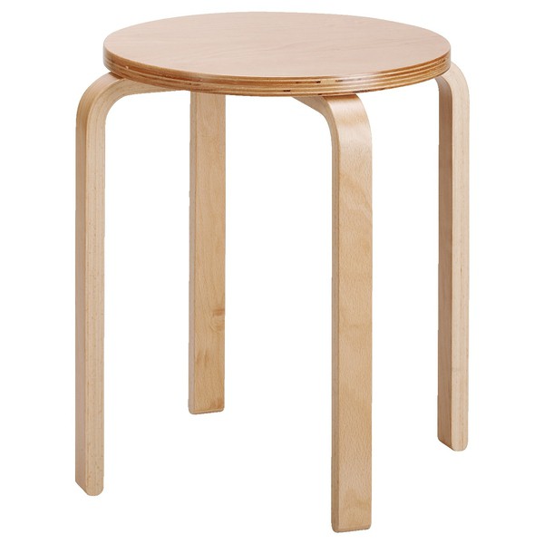 Sztaplowany stołek do przedszkola, wys. 31, średnica 29,5 cm
