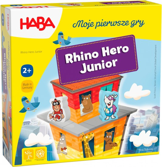 Moje pierwsze gry – Rhino Hero Junior (edycja polska)