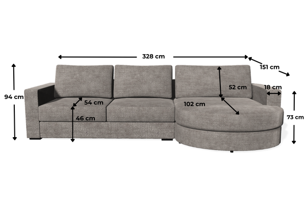 Kanapa Edyta wymiary