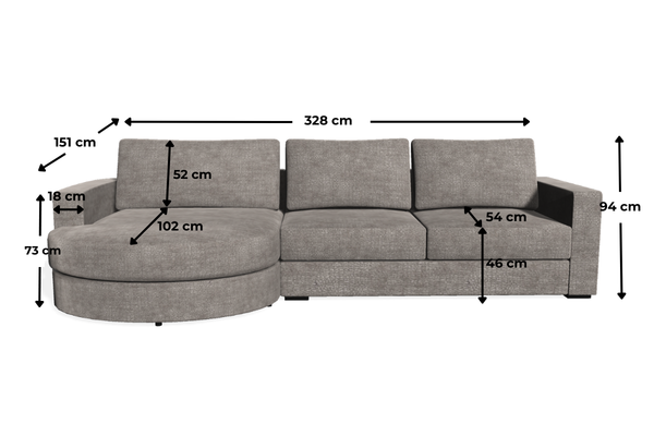 Kanapa Edyta wymiary