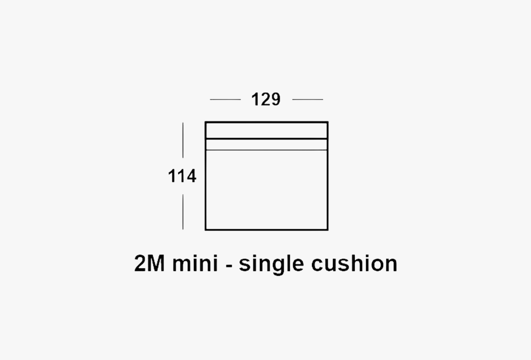 2M MINI SINGLE CUSHION