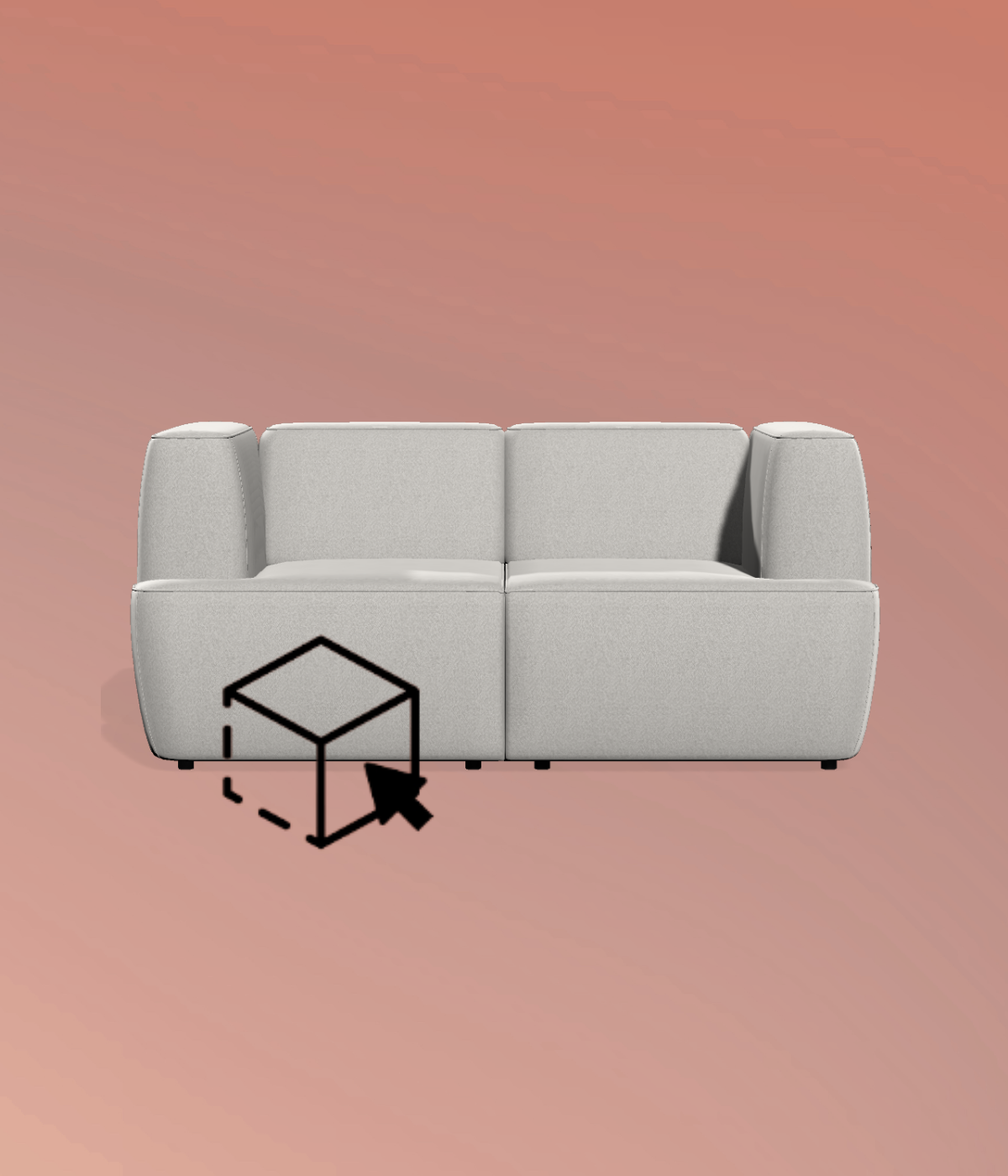 Konfigurator 3D sofy modułowej Desperado o klasycznym designie