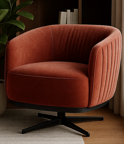 Fotele klasyczne i obrotowe Rose