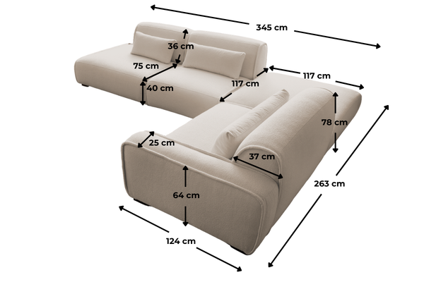 Kanapa Panda wymiary