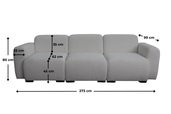 Kanapa Cloud wymiary