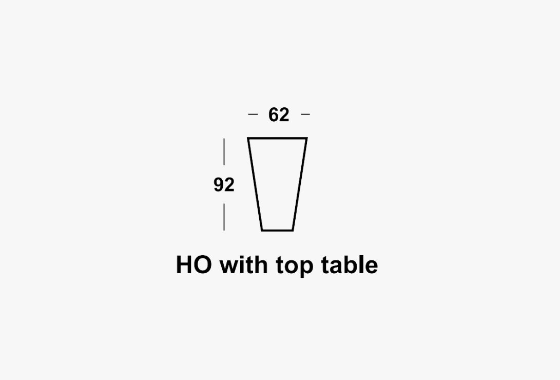 HO CURVED TABLE