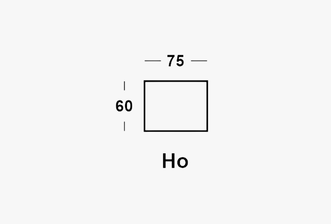 HO 75 X 60