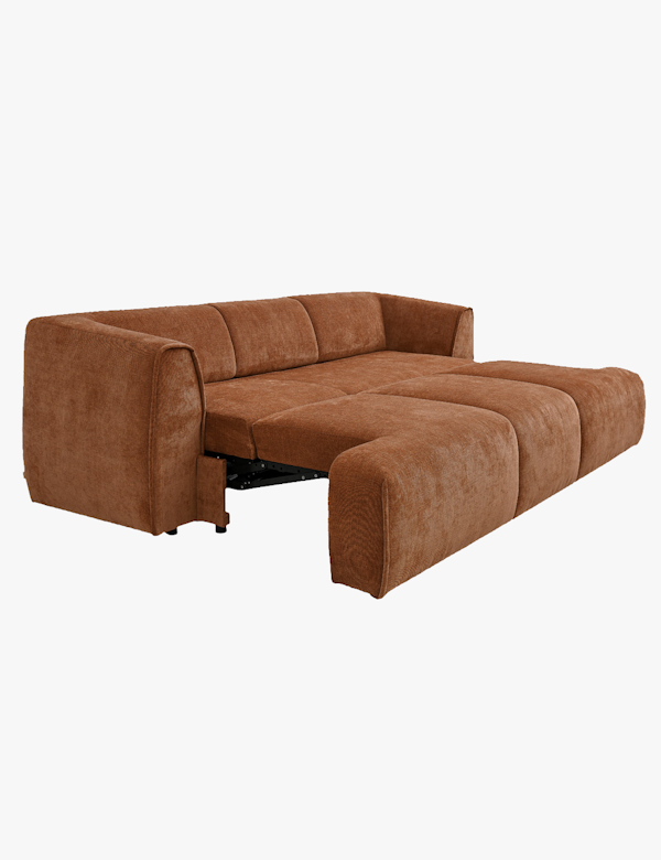 Rozłożona kanapa Maia z funkcją spania