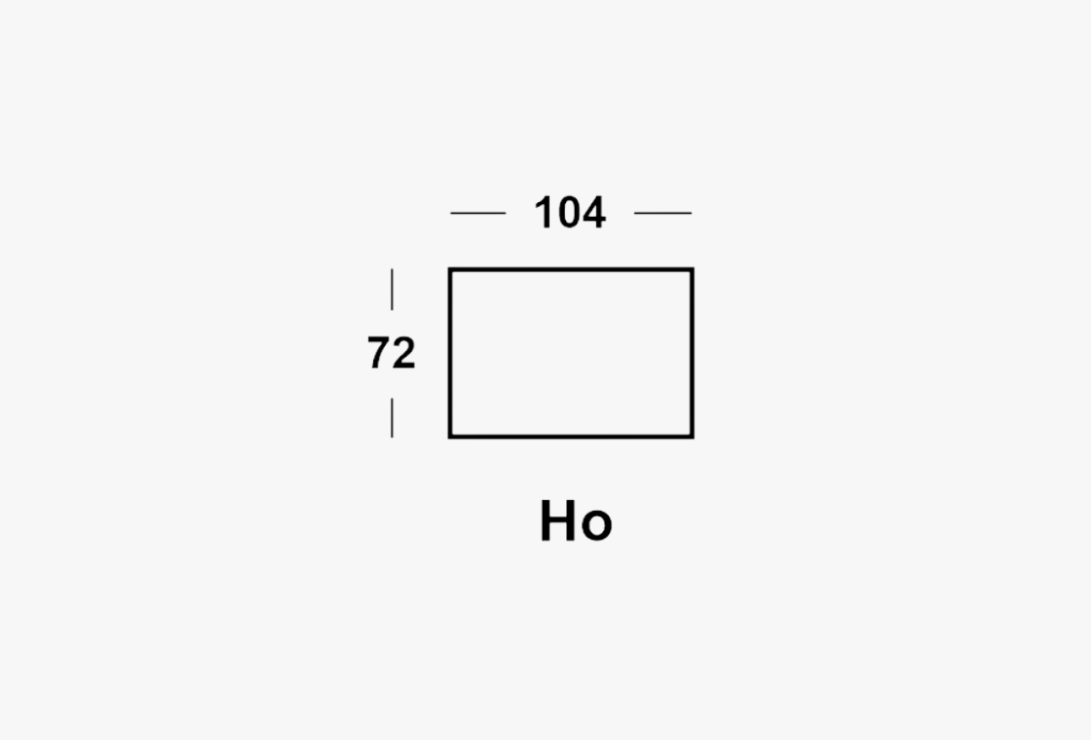 HO 104 X 72