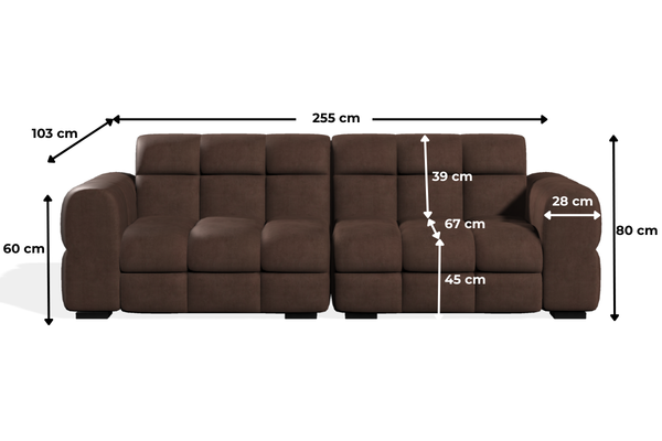 Kanapa Quatro II wymiary