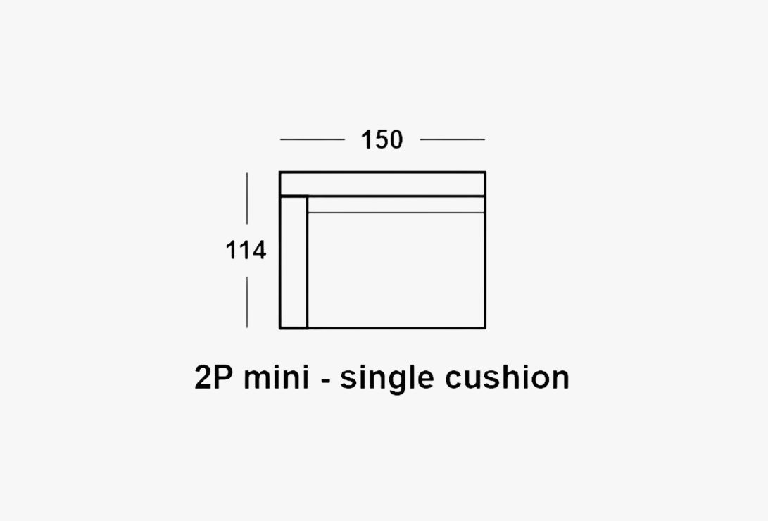 2P MINI SINGLE CUSHION
