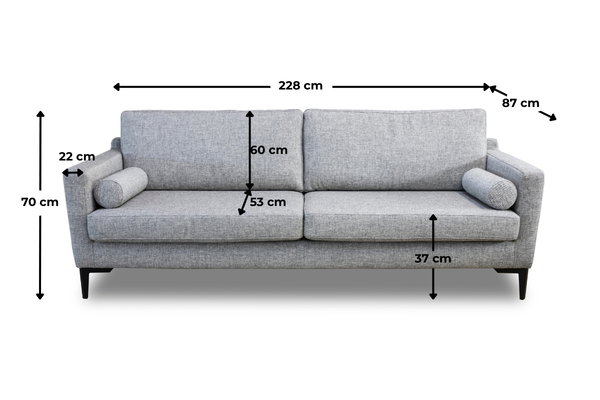 Kanapa Alabama wymiary