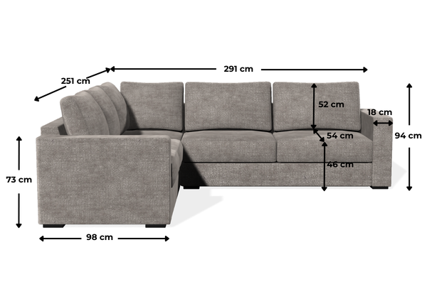 Kanapa Edyta wymiary