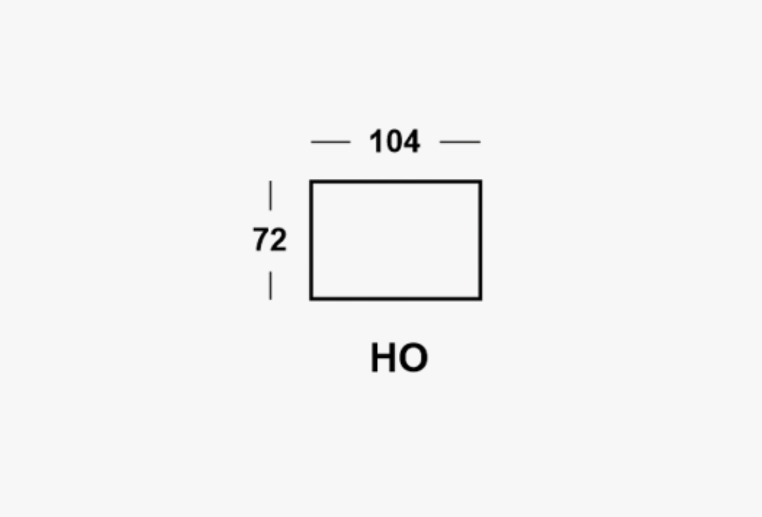 HO 104 X 72