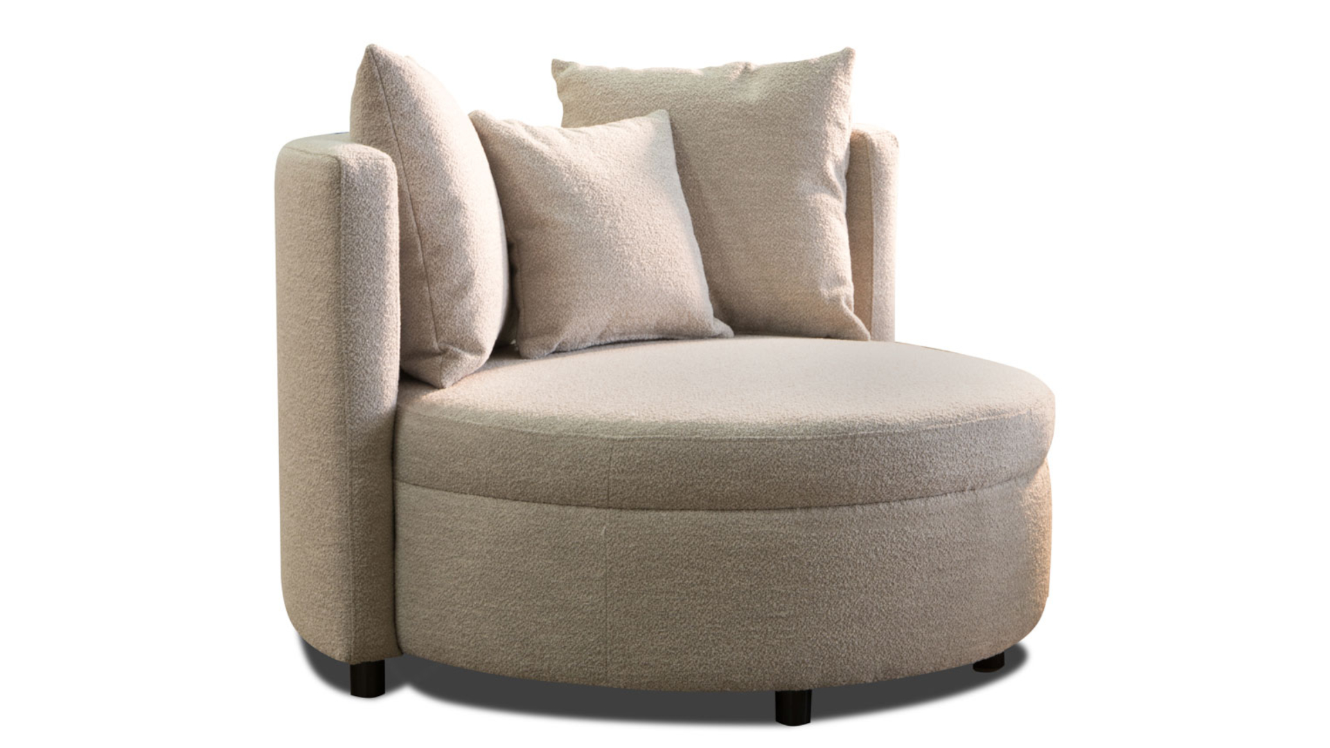 Fotel La Lord 90 cm z poduszkami