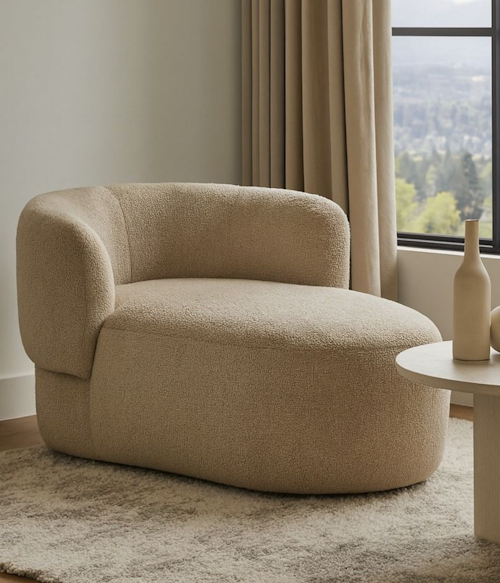 Podłużny fotel Princess