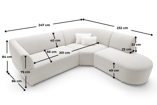 Kanapa Baloo wymiary