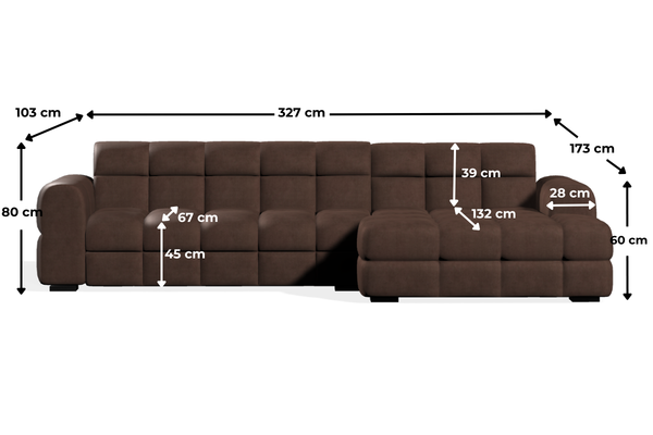 Kanapa Quatro II wymiary