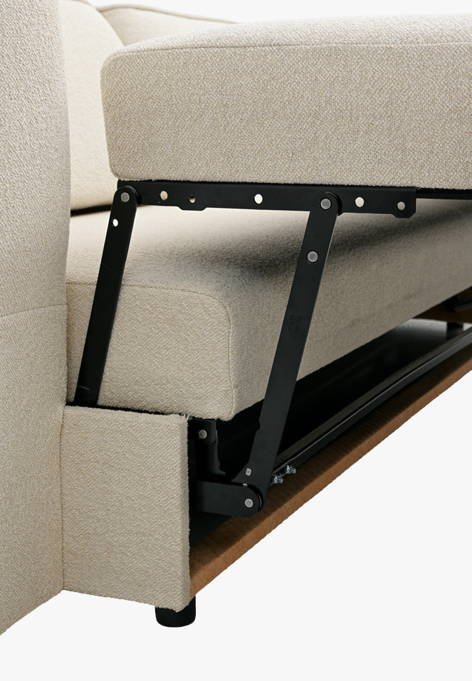 Mechanizm funkcji spania przy kanapie Aura