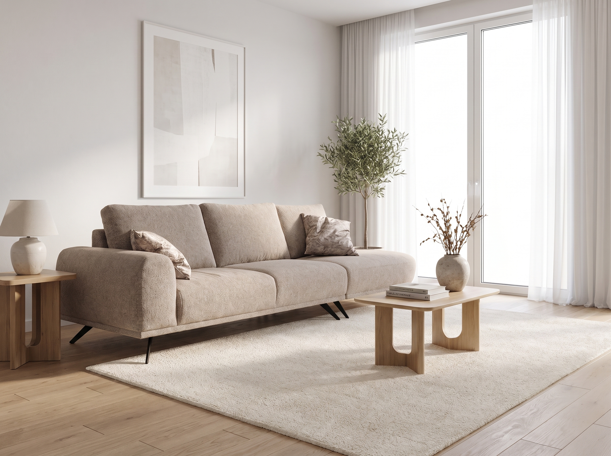 Sofa Atis w jasnym pomieszczeniu