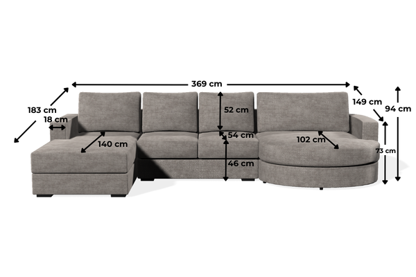 Kanapa Edyta wymiary