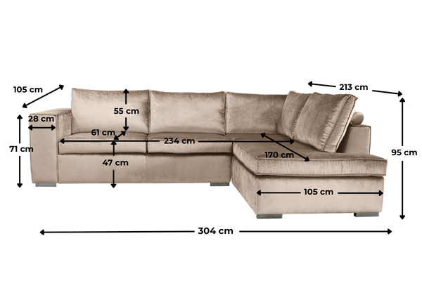 Kanapa Desperado wymiary