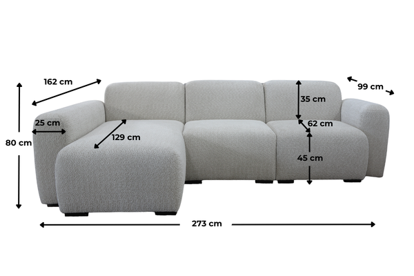 Kanapa Cloud wymiary