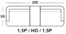 Kanapa Natascha wymiary