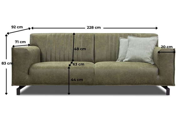 Kanapa Pedro wymiary