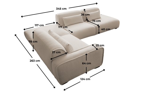 Kanapa Panda wymiary