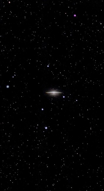 The image depicts a view of space featuring numerous stars against a black background, with a prominent spiral galaxy that appears as a bright, elongated disc in the center.

Obraz przedstawia widok kosmosu z licznymi gwiazdami na czarnym tle, z widoczną galaktyką spiralną, która pojawia się jako jasny, wydłużony dysk w środku.