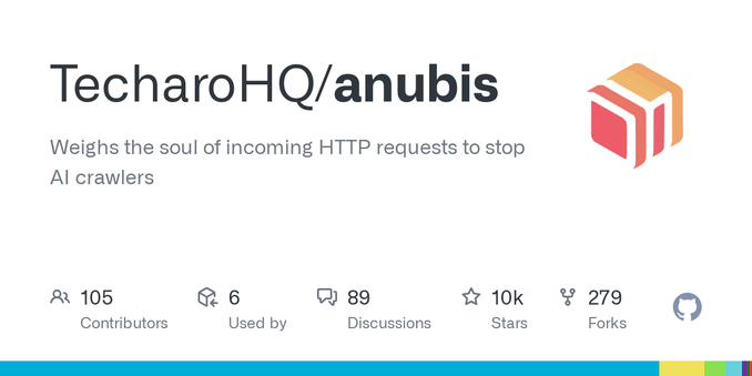 Weighs the soul of incoming HTTP requests to stop AI crawlers - TecharoHQ/anubis