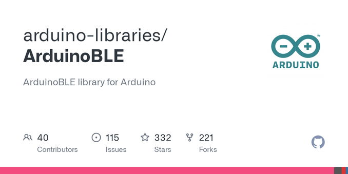 ArduinoBLE library for Arduino. Contribute to arduino-libraries/ArduinoBLE development by creating an account on GitHub.