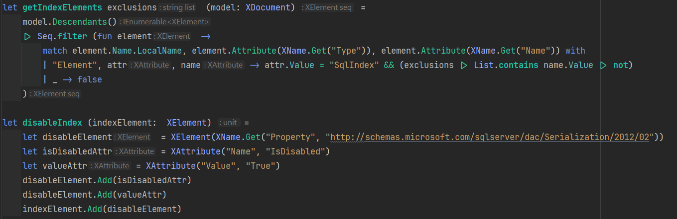 Screenshot Disable Indices Screenshot Disable Indices