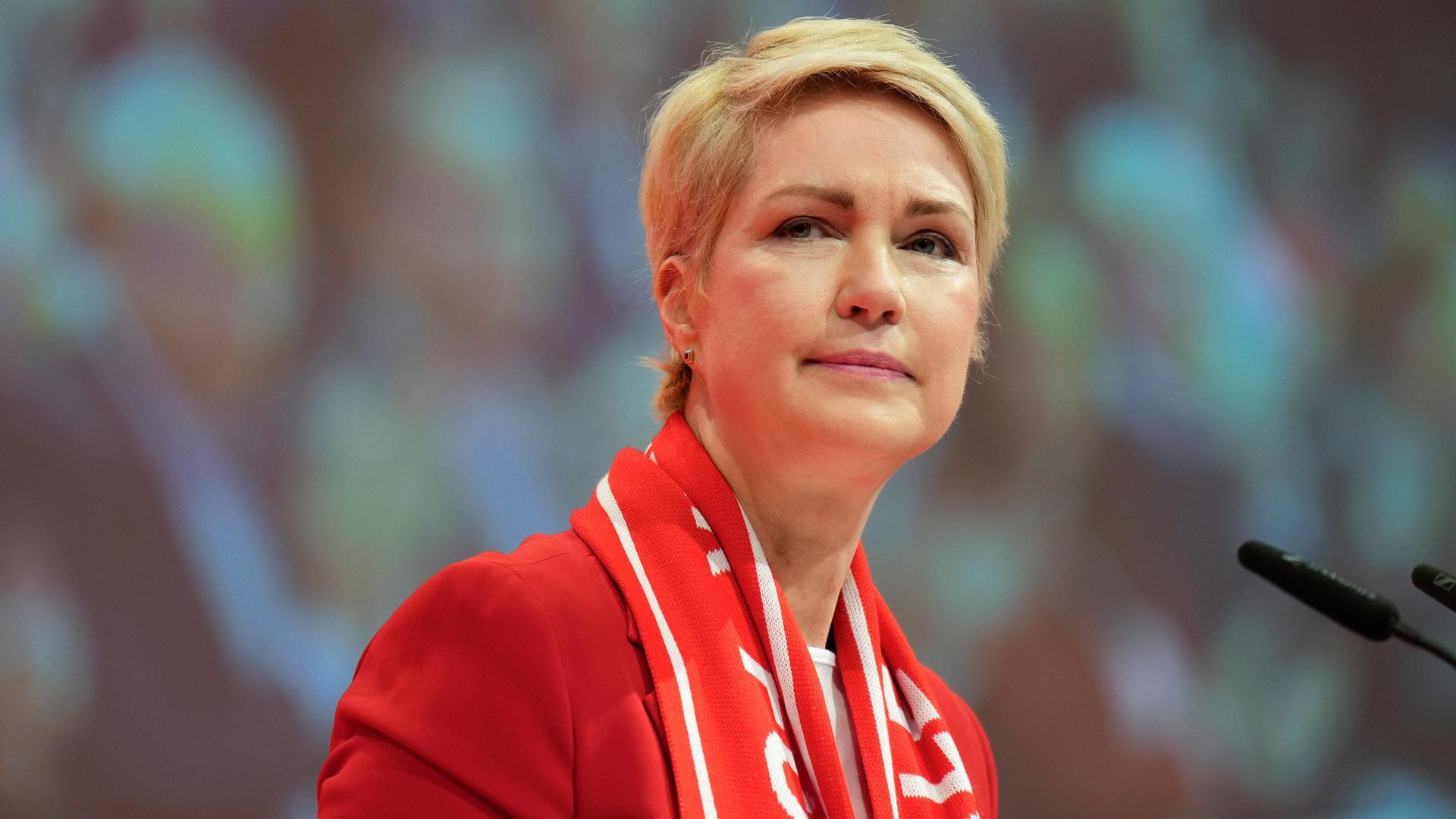Manuela Schwesig beim Außerordentlichen Bundesparteitag der SPD in Berlin