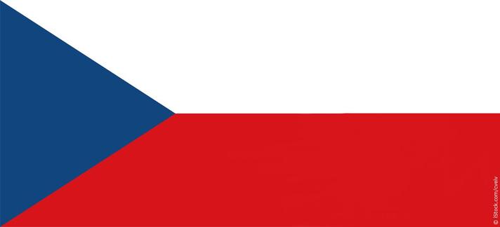 Flagge der Tschechischen Republik Flagge der Tschechischen Republik