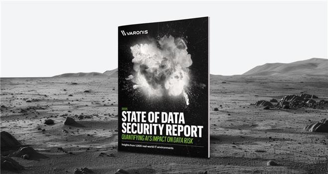 Cover of the Varonis 2025 State of Data Security Report