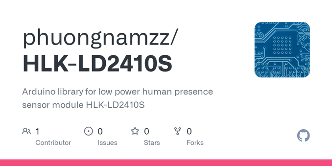 Arduino library for low power human presence sensor module HLK-LD2410S - phuongnamzz/HLK-LD2410S