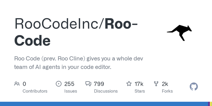 Roo Code (prev. Roo Cline) gives you a whole dev team of AI agents in your code editor. - RooCodeInc/Roo-Code