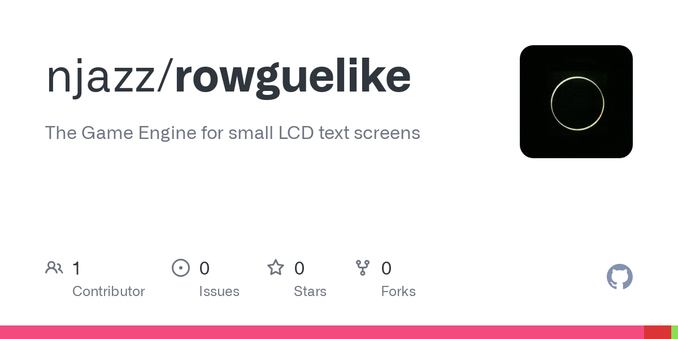 The Game Engine for small LCD text screens. Contribute to njazz/rowguelike development by creating an account on GitHub.