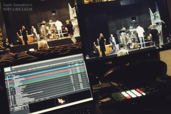 Stanowisko projekcyjne w teatrze 