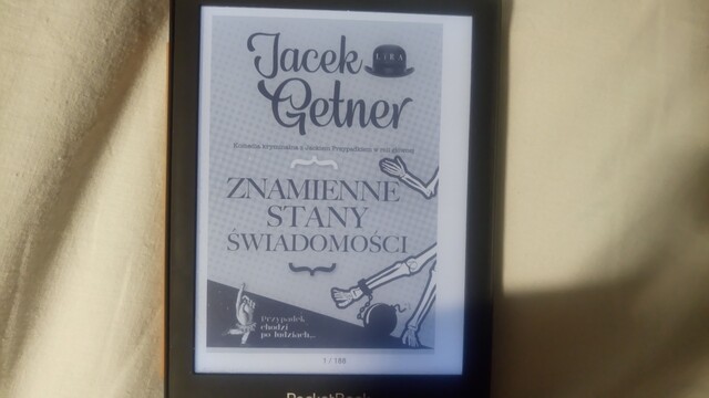 Okładka e-booka "Znamienne stany świadomości" Jacka Getnera.