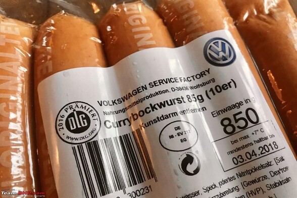 Najlepiej sprzedający się produkt Volkswagena - Currywurst